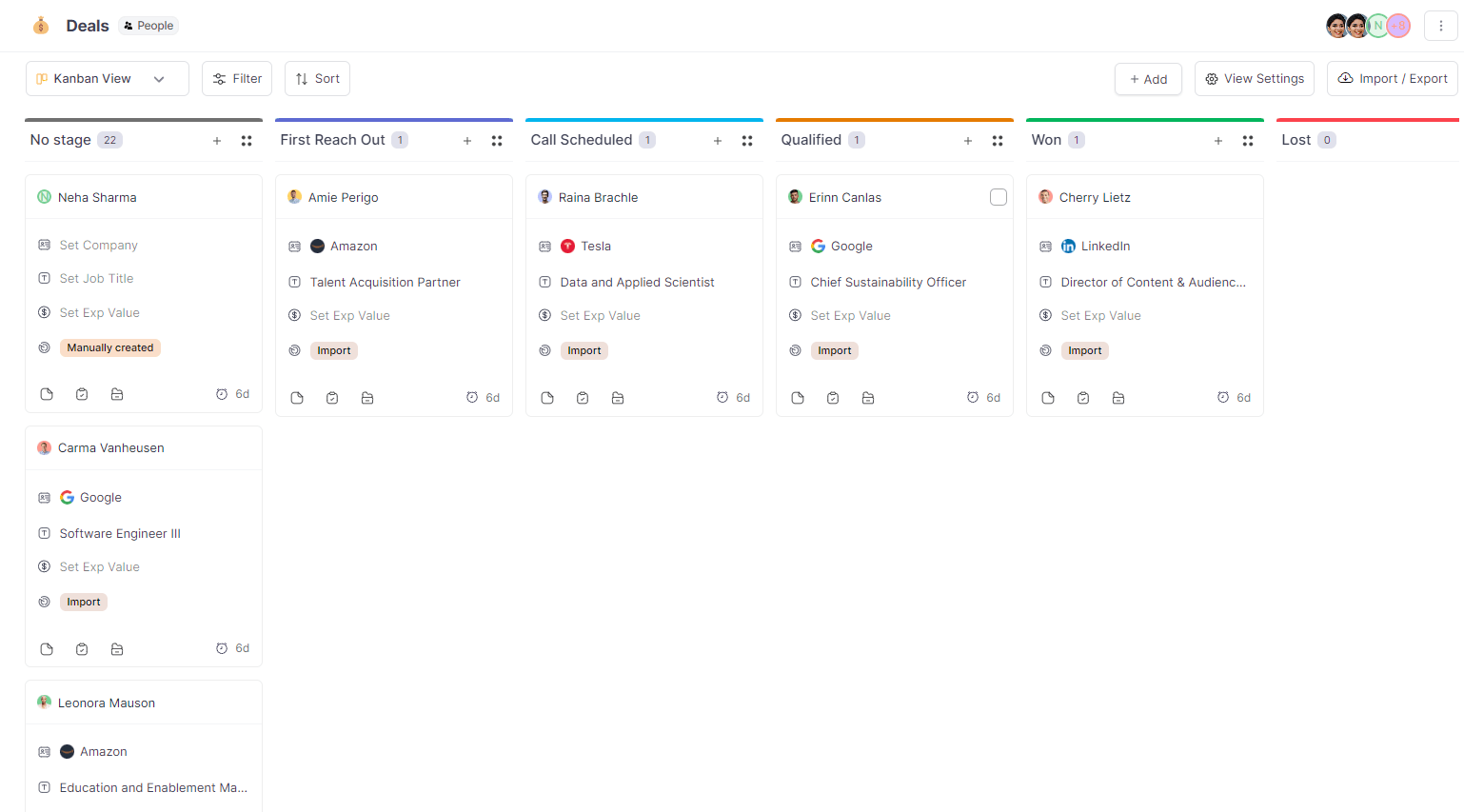 Zixflow offers a visual pipeline to help you manage tasks and achieve your SMART sales goals.