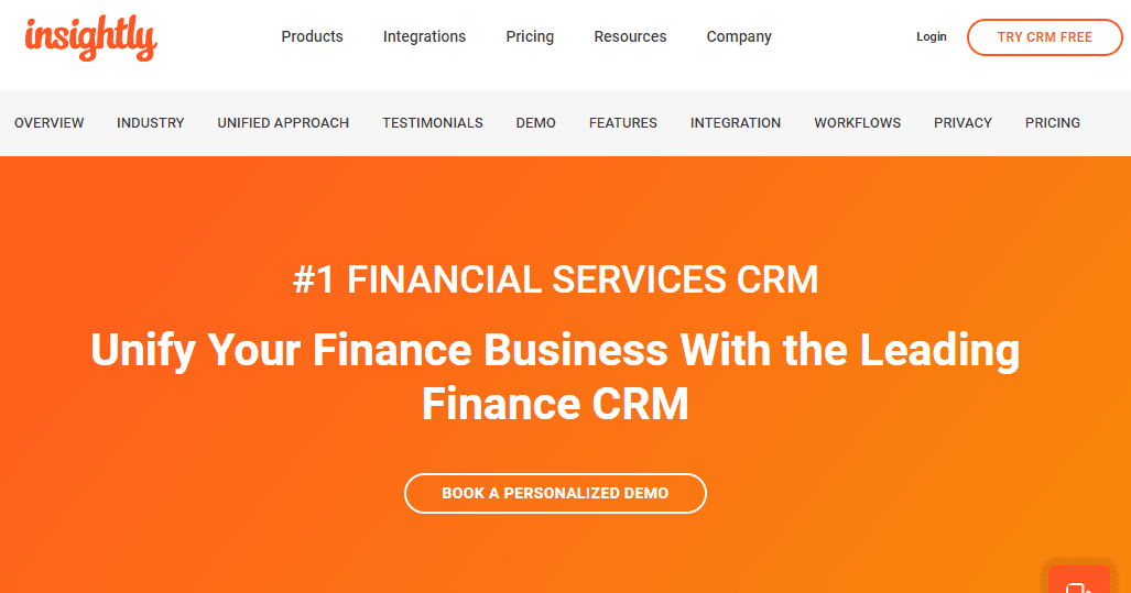 Elevate your accounting process to the next level with an all-in-one accounting CRM by Insightly.