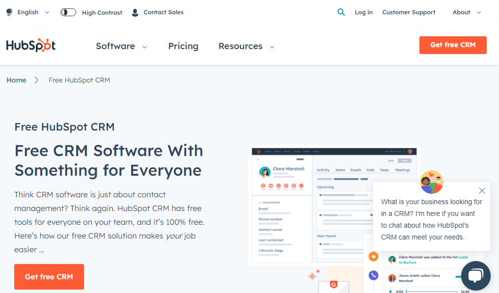 Create a customized pipeline that suits your accounting needs with HubSpot CRM.