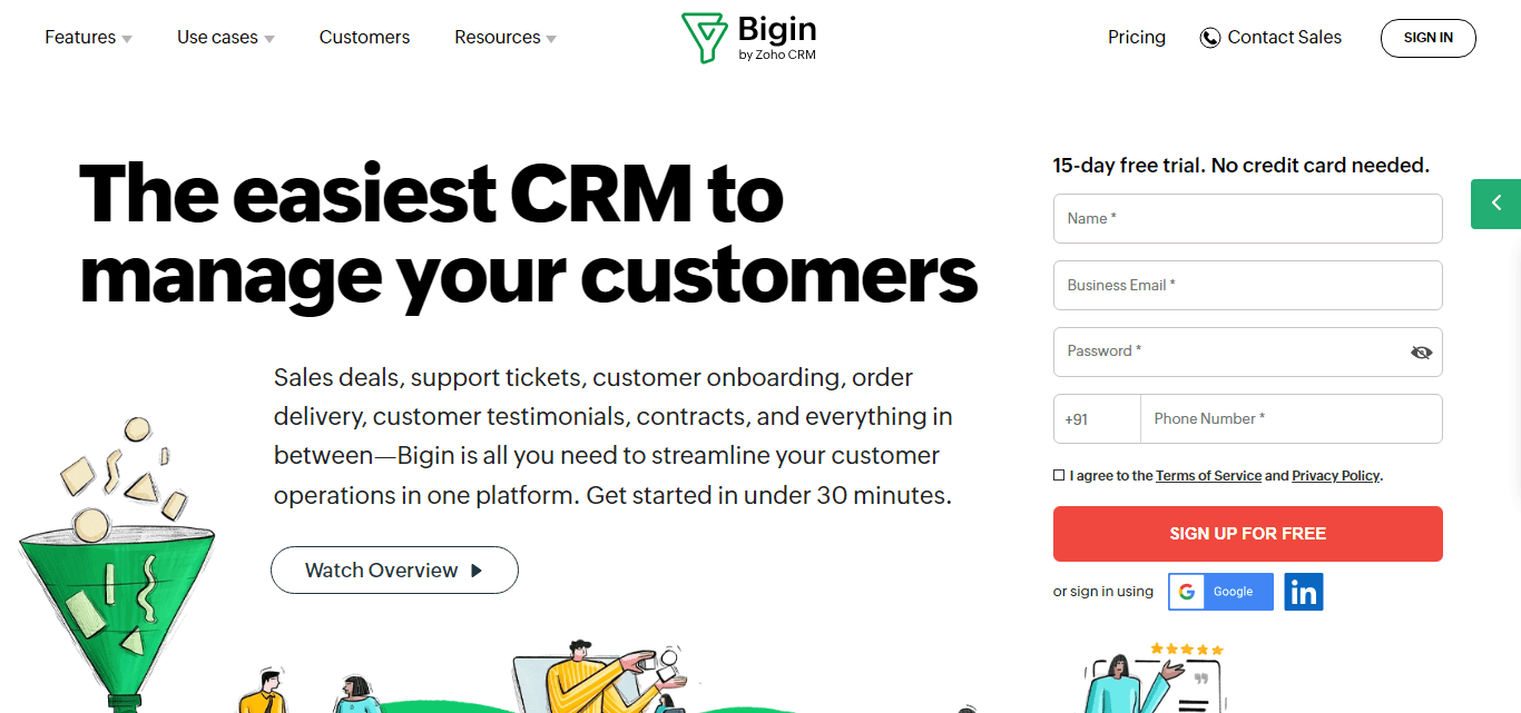 Bigin, a good Attio alternative.