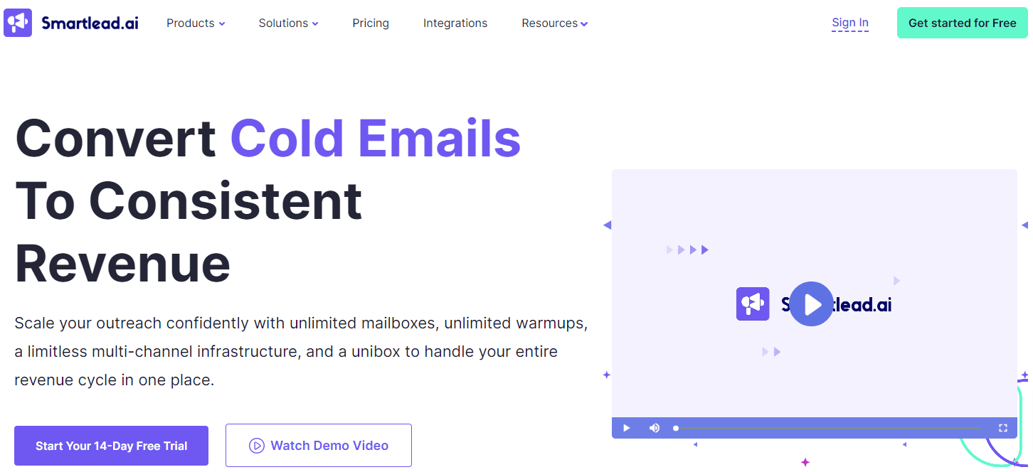 SmartLead makes it easy to engage effectively with prospects and increase conversion rate with its AI-powered sales cadence builder.