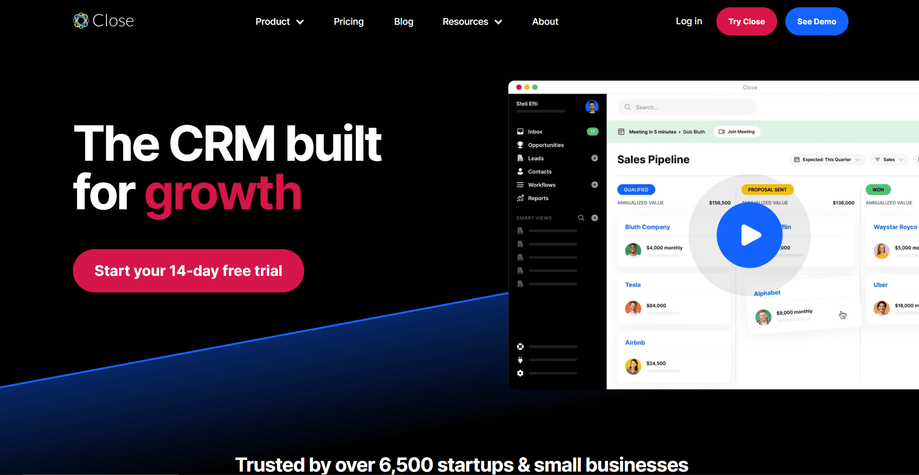 Close - convert leads into sales with this communicative CRM.