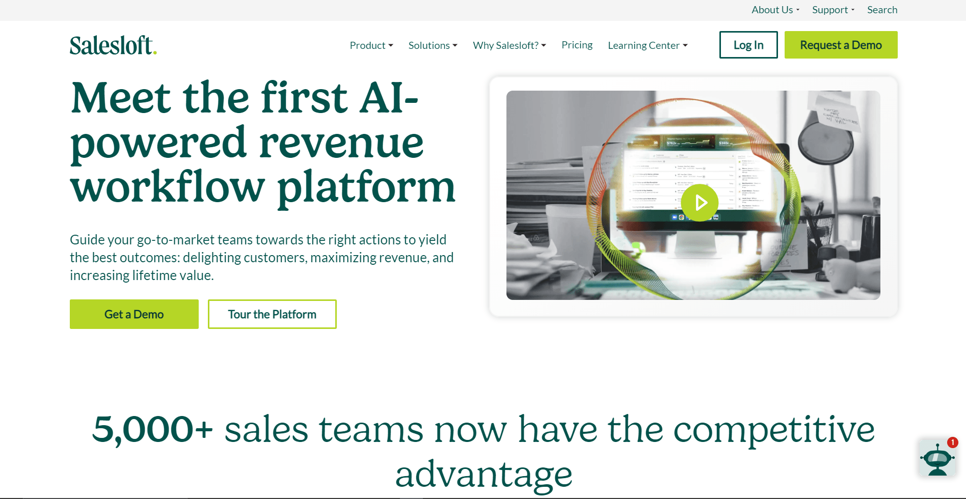 Salesloft - AI powered sales engagement platform.
