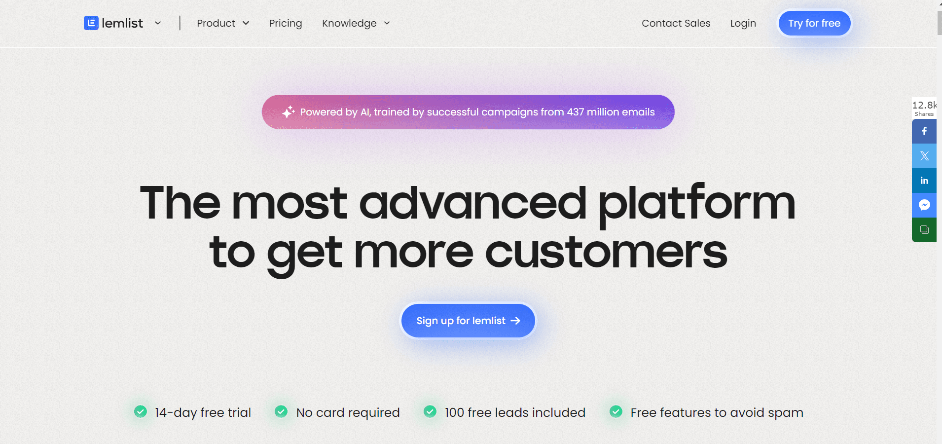 Lemlist - automate, personalize, and communicate with your prospects.