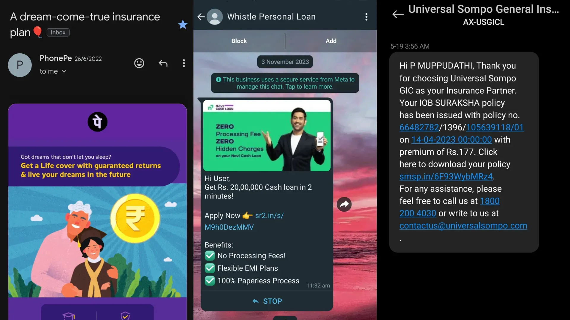 Grab your customers' attention by sending engaging messages.