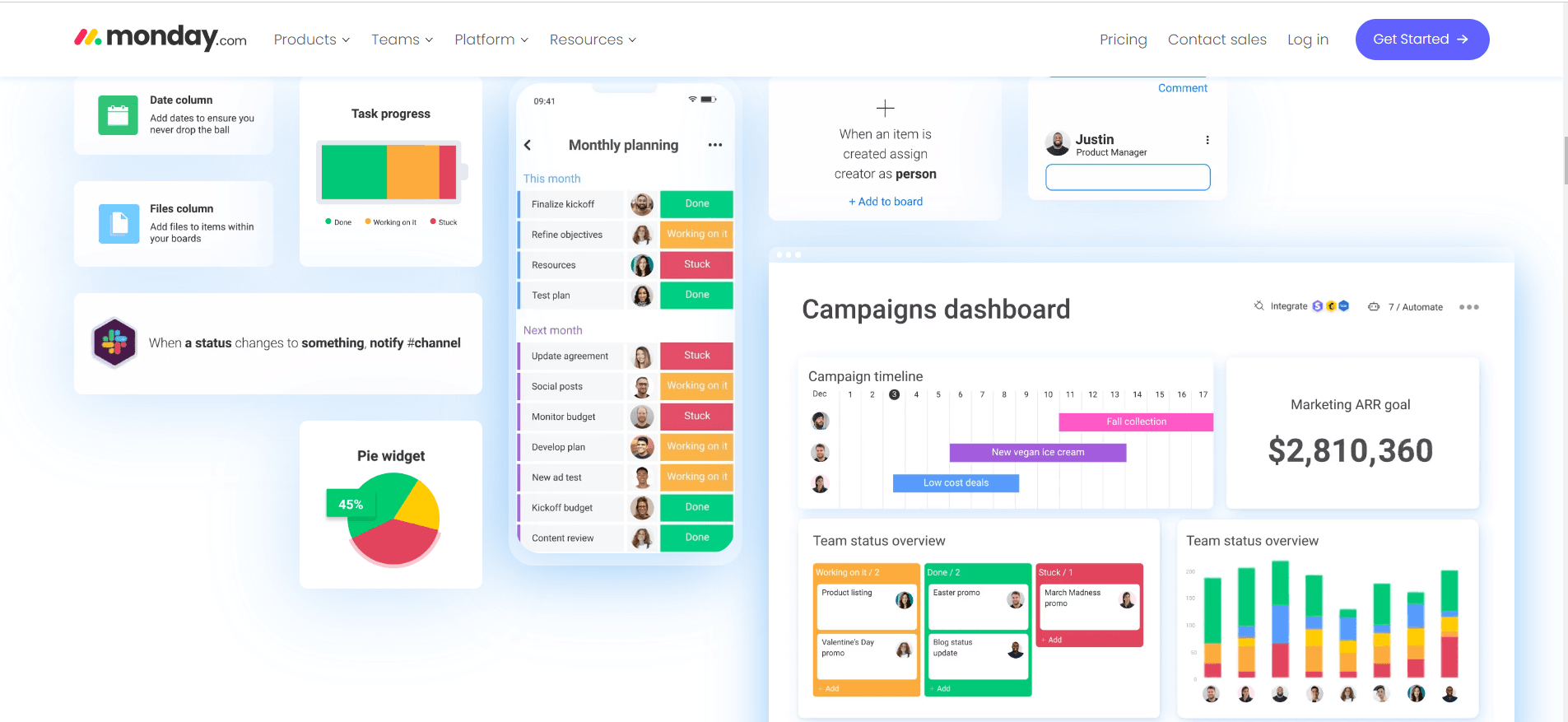 Monday.com CRM has everything for easy access.