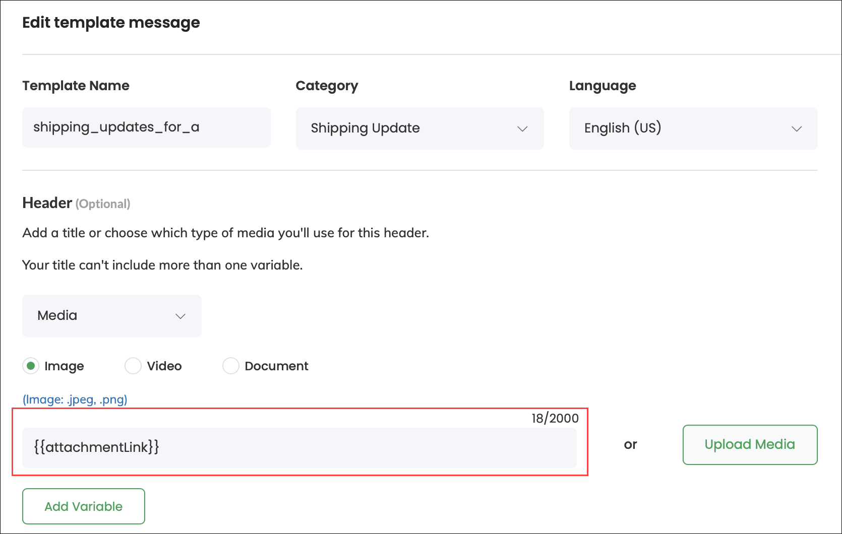Wati provides WhatsApp template builders. (Source)