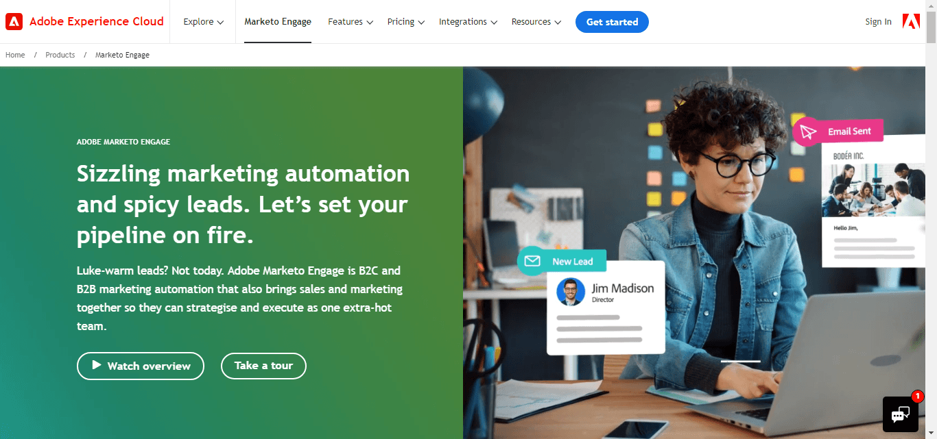 Marketo, a leading sales automation platform.