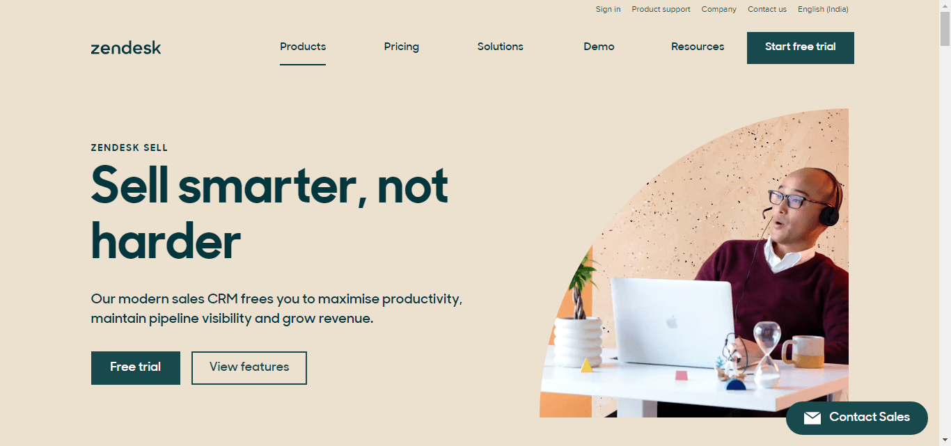 Zendesk, one of the best sales automation tools.