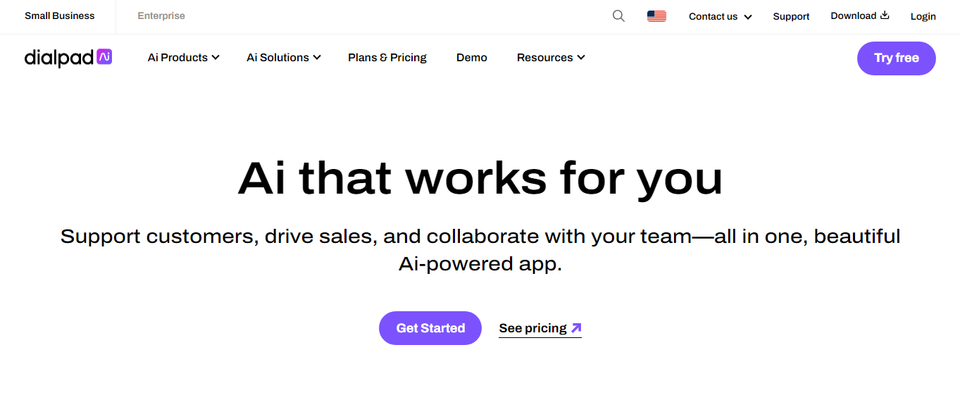 Dialpad, an AI-powered Vonage alternative.