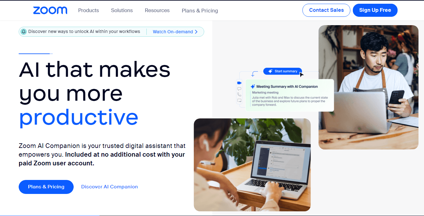 Zoom, one of the most popular video and voice-calling platforms.