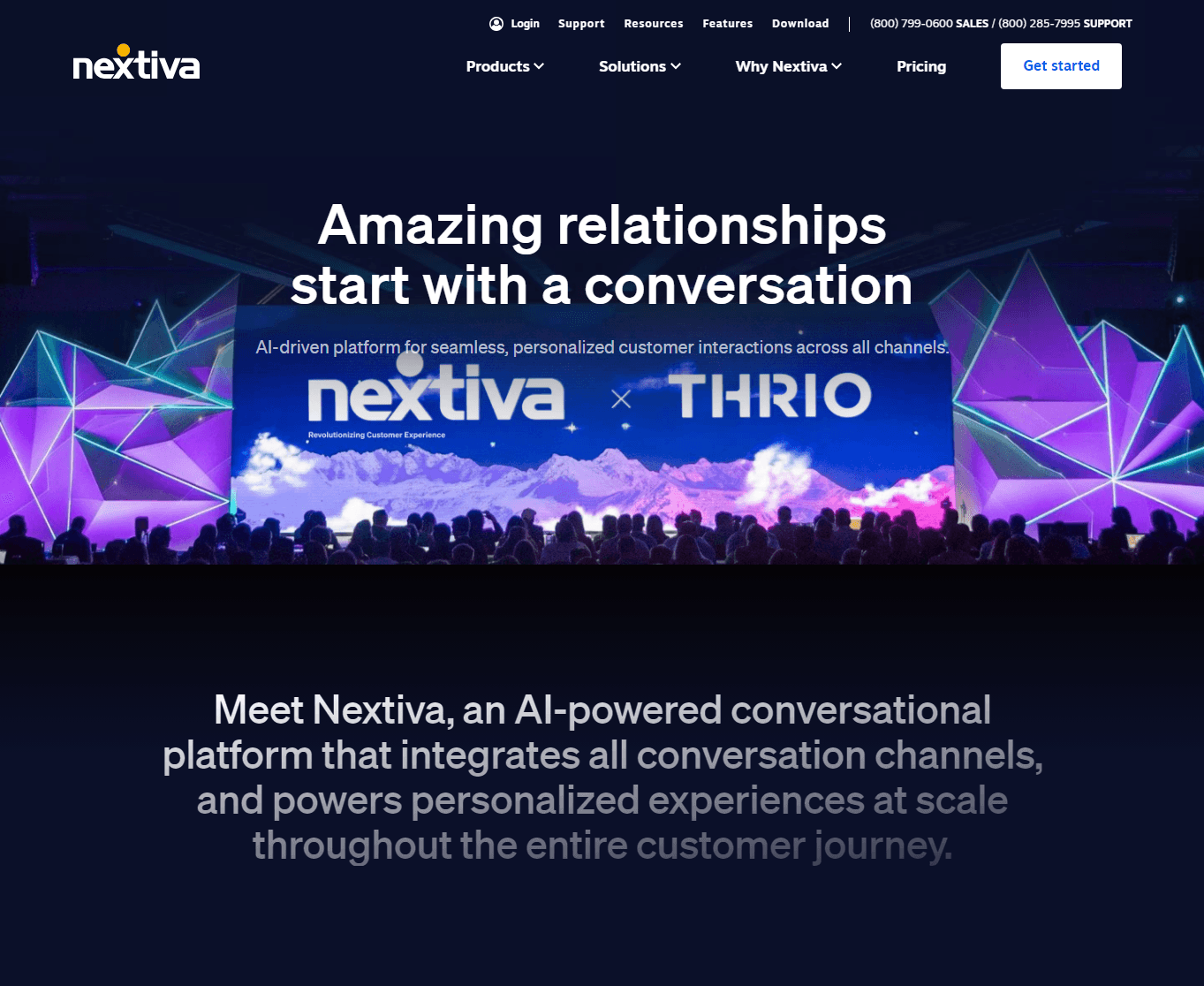 Nextiva, a cloud-based VoIP business phone system.