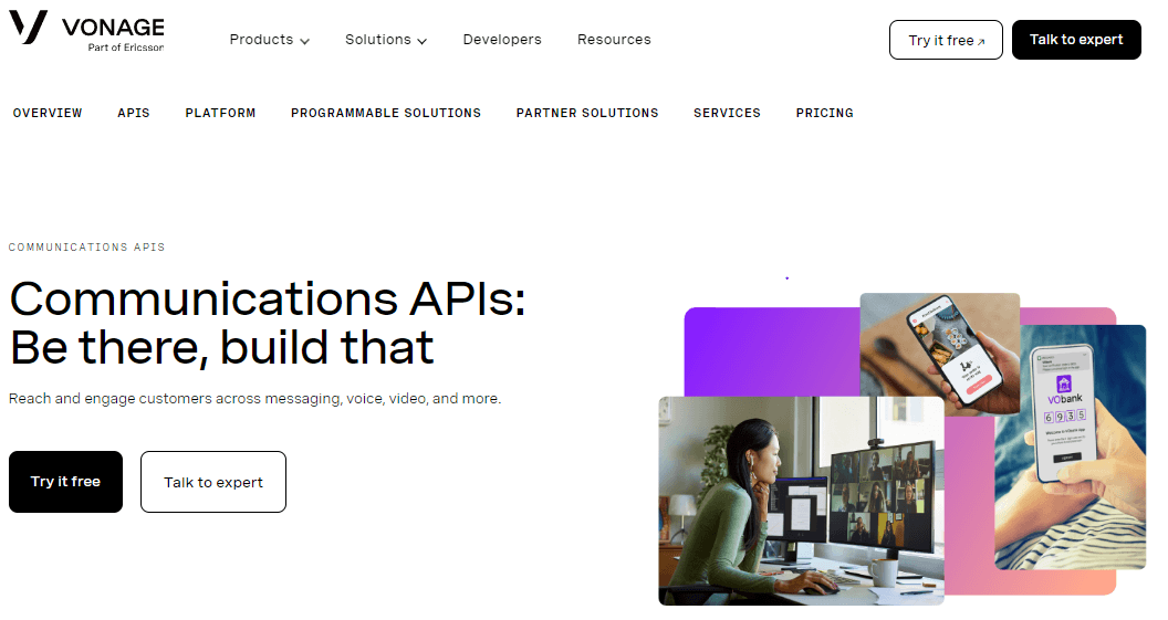 Vonage Communication APIs alternative to 360dialog.