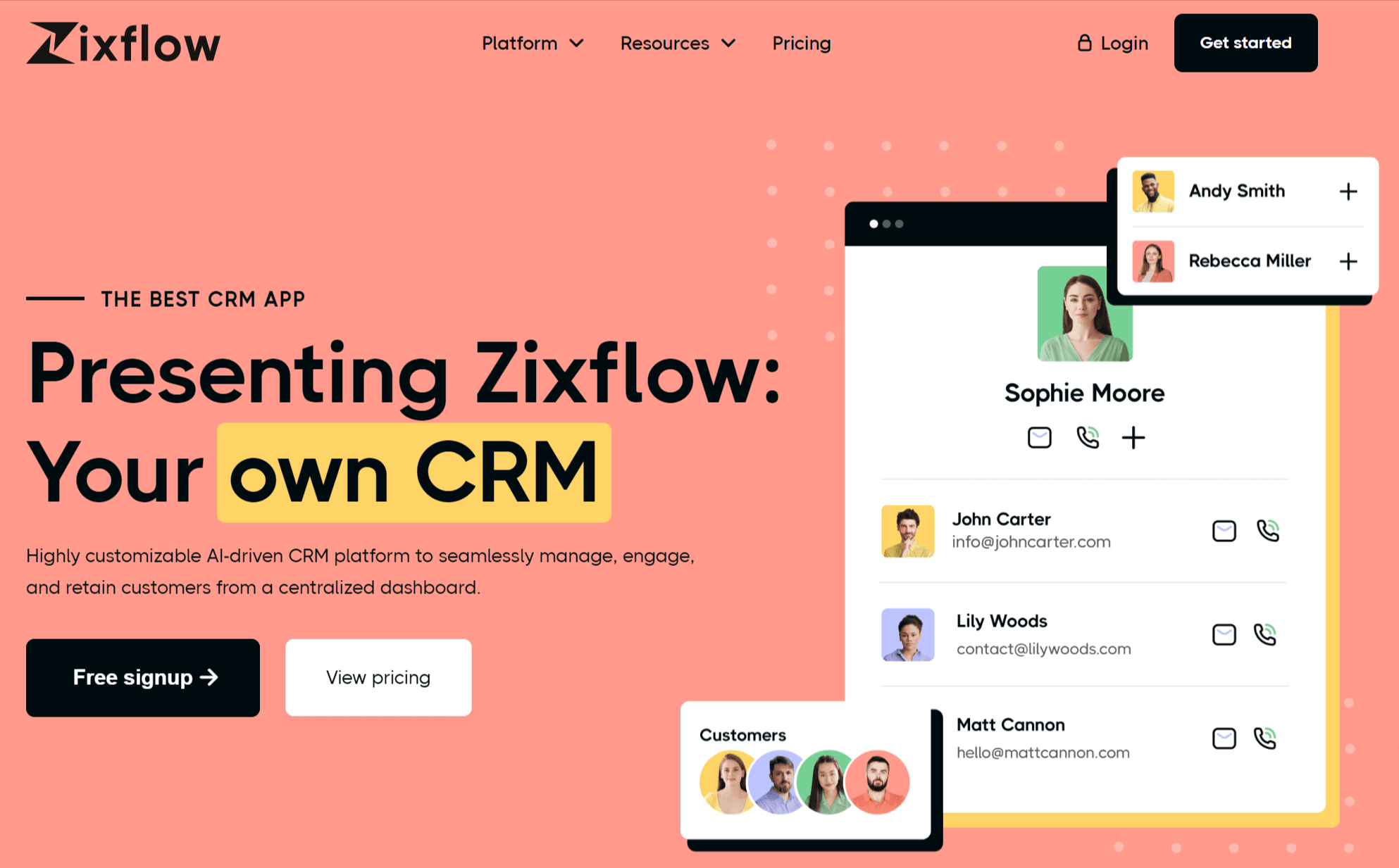 Manage all your business tasks with  GPT-powered Zixflow CRM [Source- Zixflow].