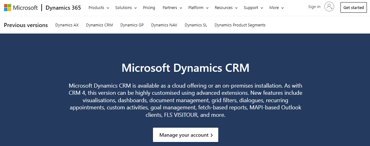 Microsoft Dynamics 365, a worthwhile CRM for investment banking.