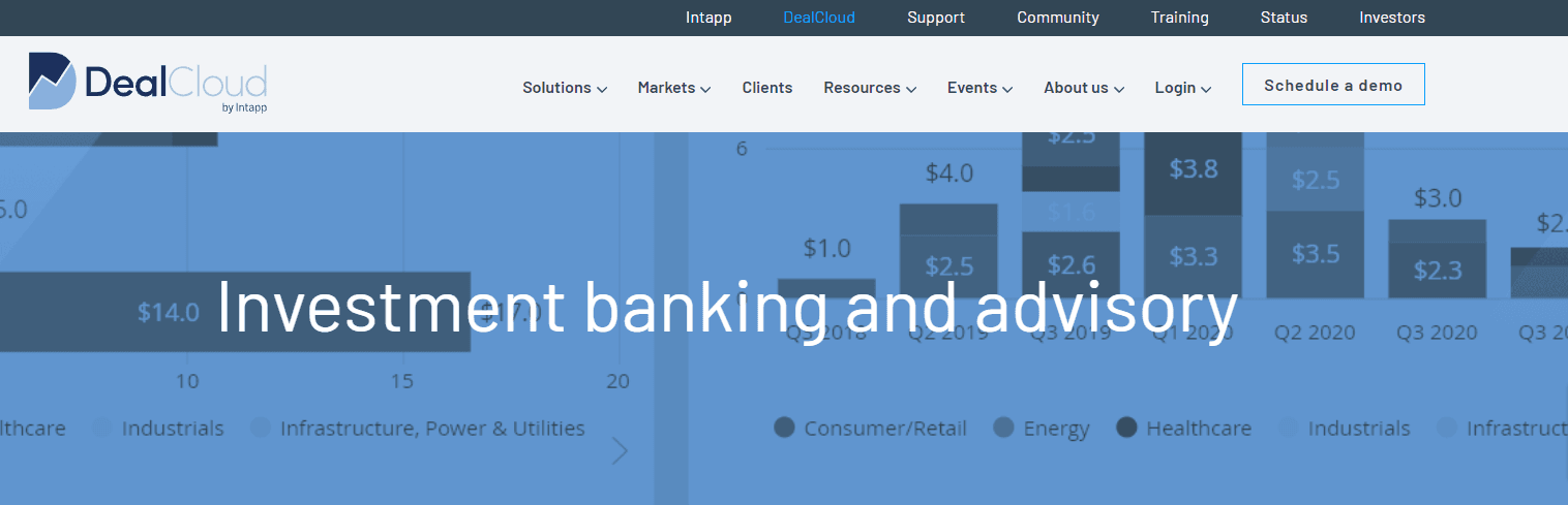 DealCloud, an inexpensive CRM for investment banks.