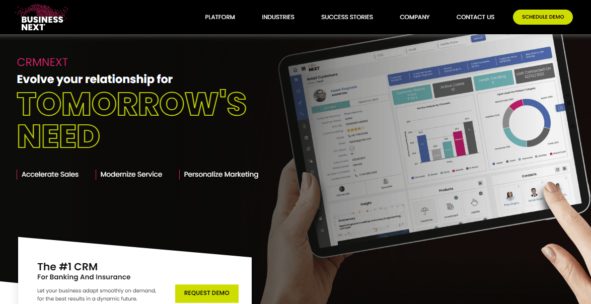 CRMNEXT is one of the most popular CRMs for investment bankers.