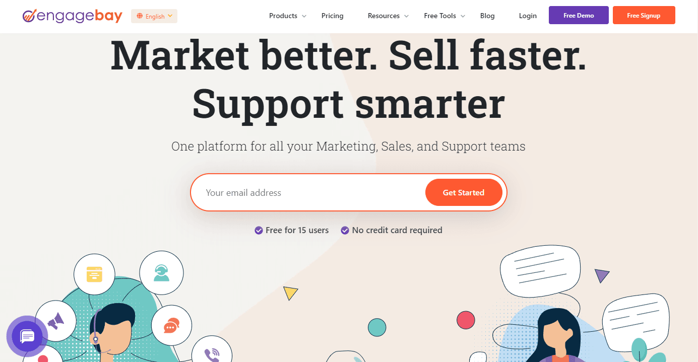 Engagebay is one of those CRMs that is specially designed for investment banks.