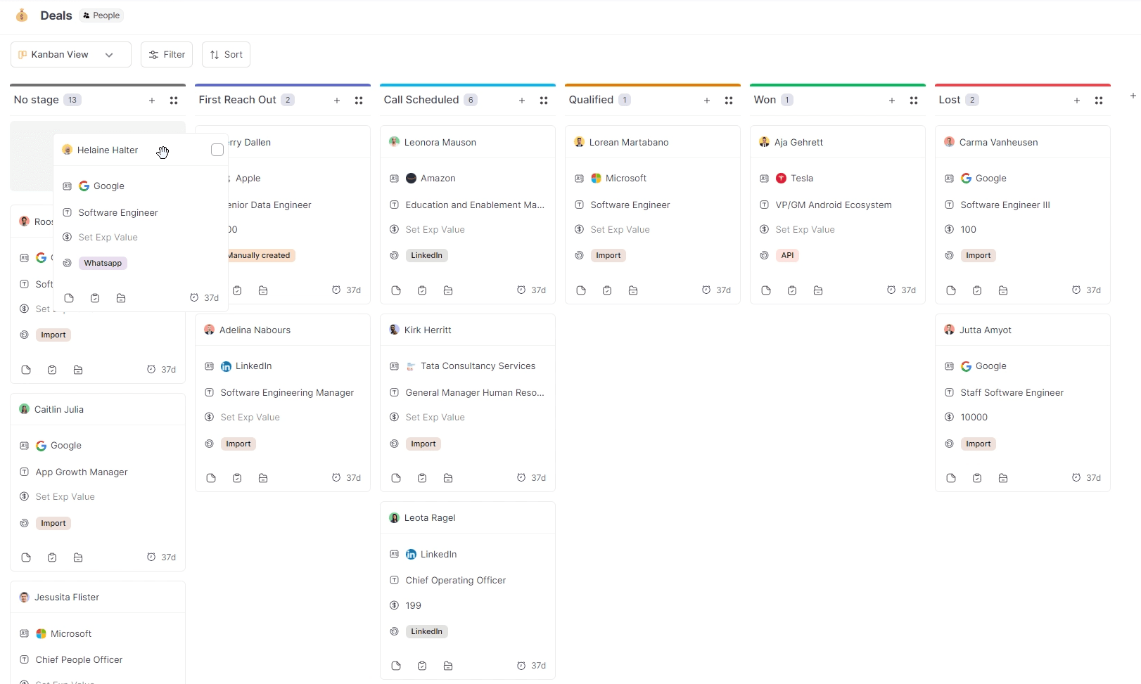 Zixflow investment banking CRM's visual drag-and-drop pipeline to manage and track all your deals to stay informed about the progress.