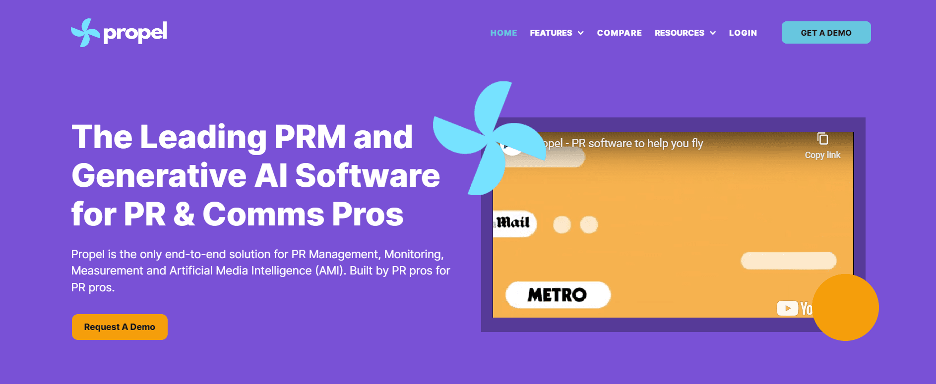 Propel is counted on as one of the best CRM for PR while engaging with clients.