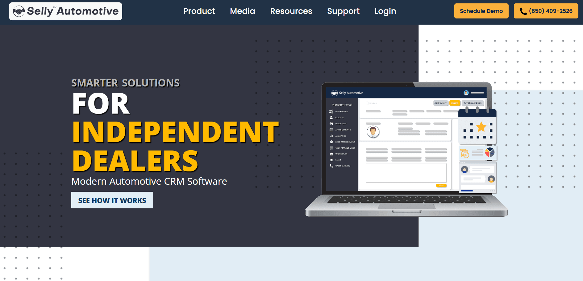 Selly Automotive is a customizable CRM for the automotive industry. Source