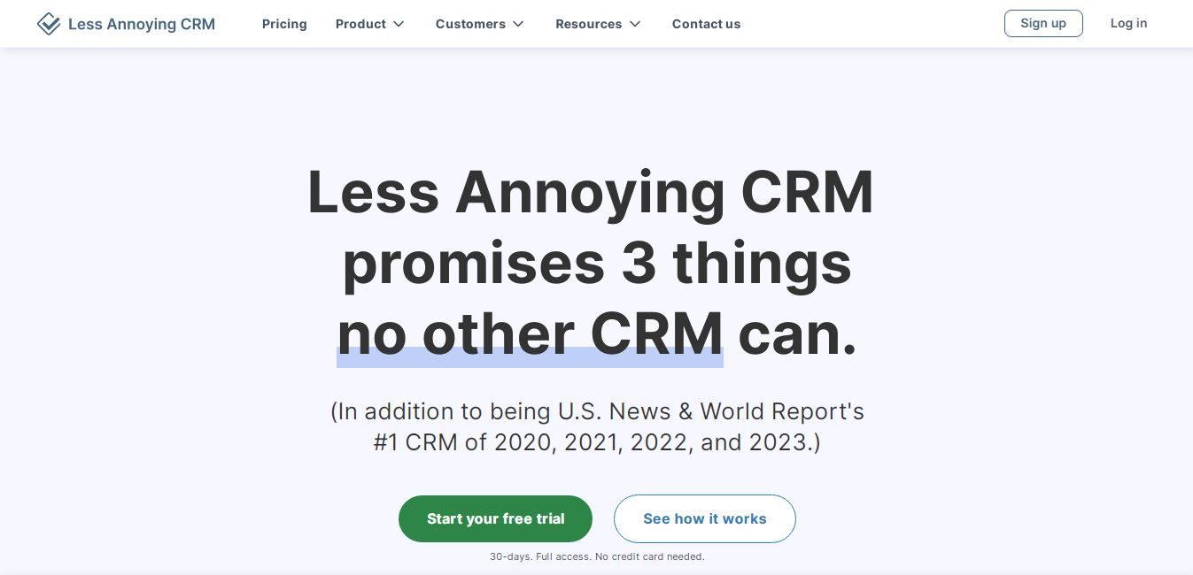 Less Annoying CRM, a CRM for startup companies, is the secret to effortless deal management & smooth sales pipeline.