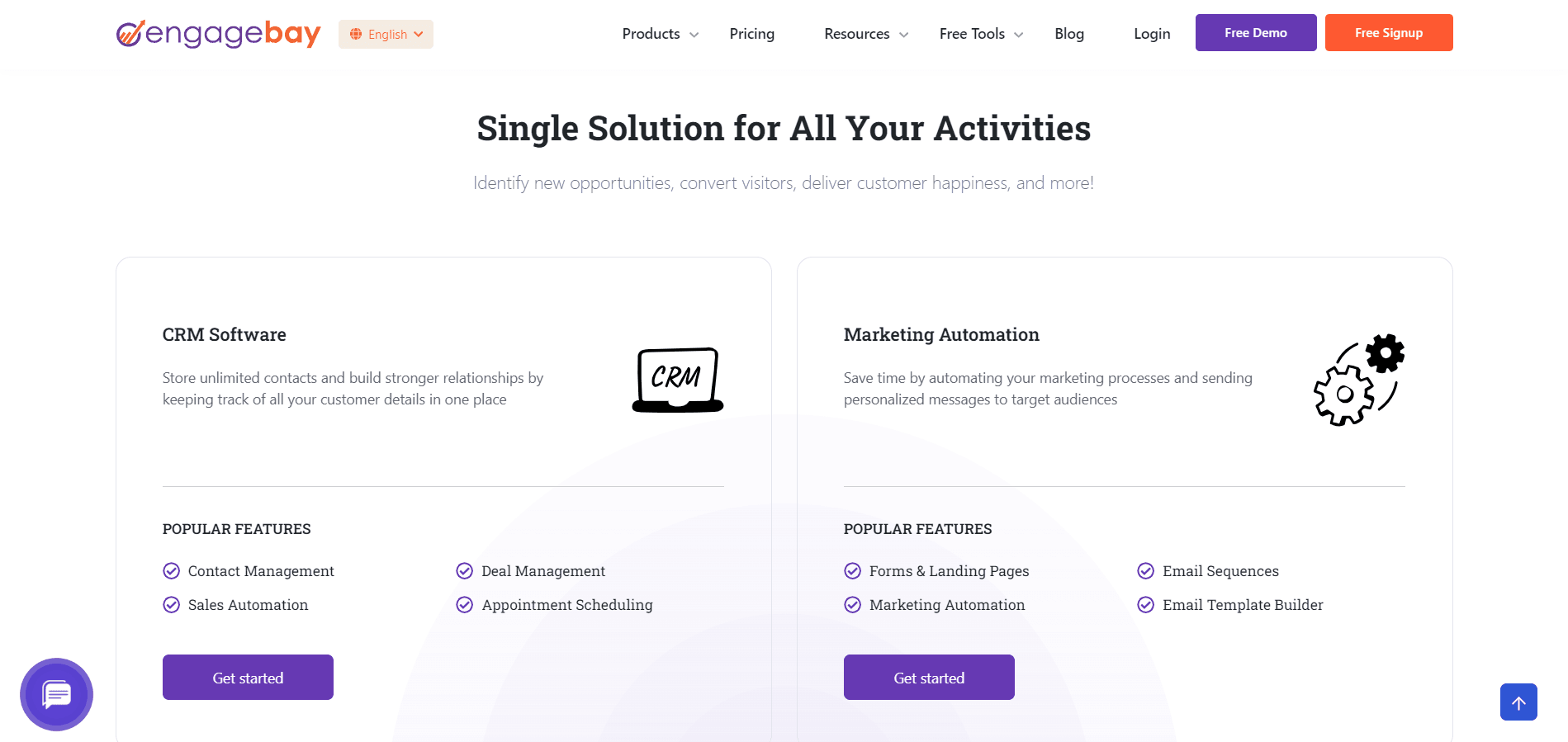 Engagebay, an alternative CRM to Pipedrive provides a smart ticket management system to your customers & enhances their experience.
