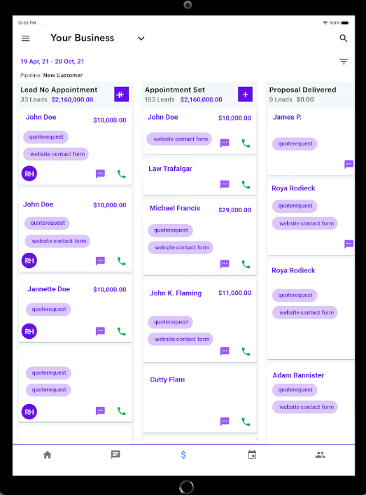 LoanMore, a cloud-based CRM for mortgage brokers and loan officers. (Source)