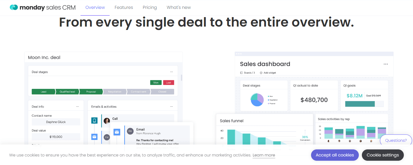 monday.com, a consultancy management tool to streamline activities and experience growth.