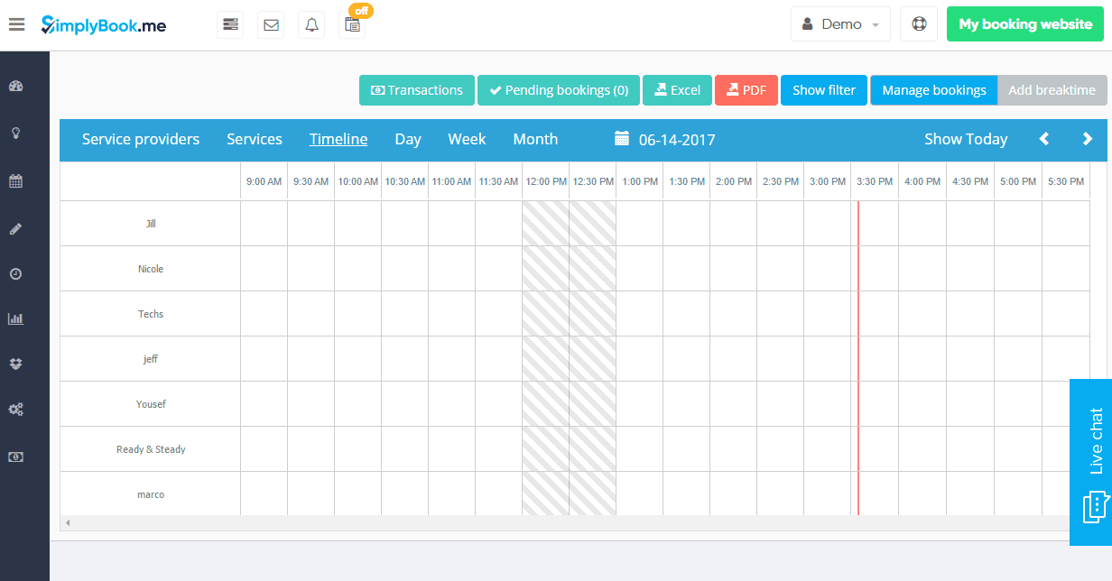 SimplyBook.me, one of the most effective meeting schedulers allows you to collect payment during the booking process.