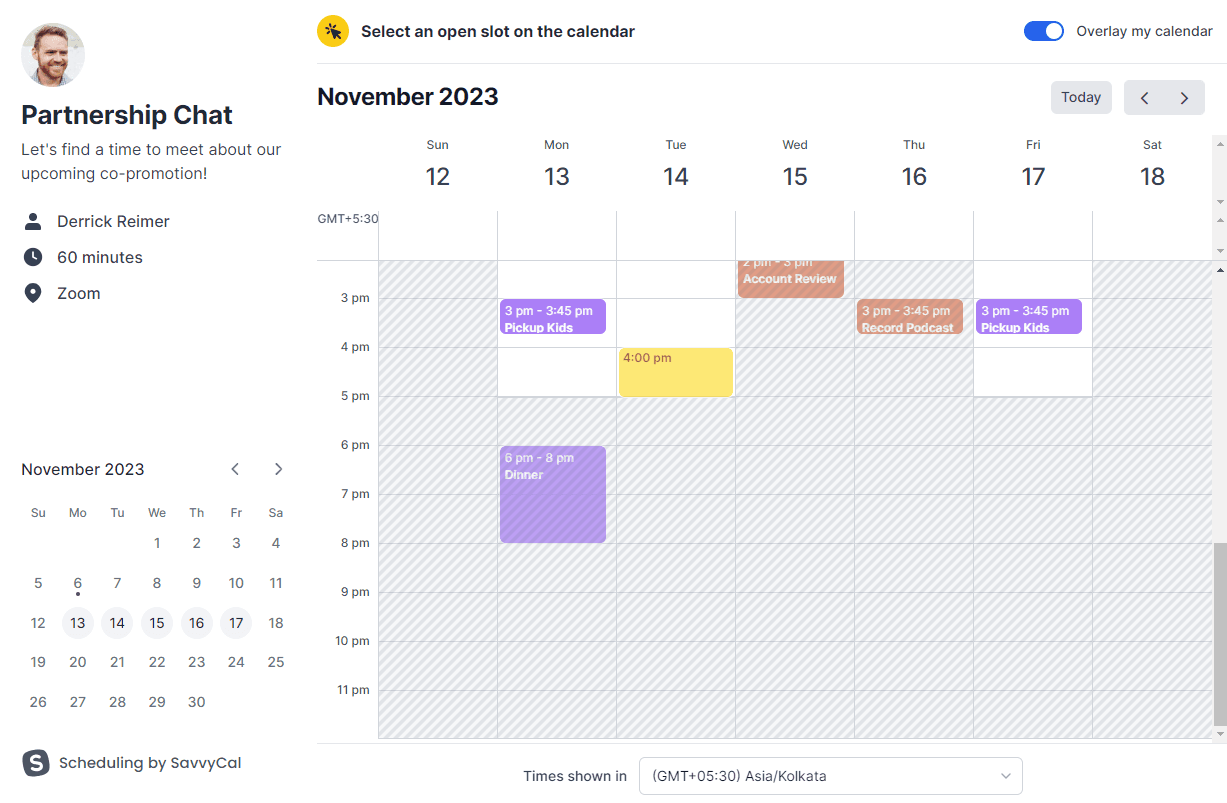 Conduct surveys and collect feedback from your prospects with SavvyCal, the ultimate meeting scheduler app.