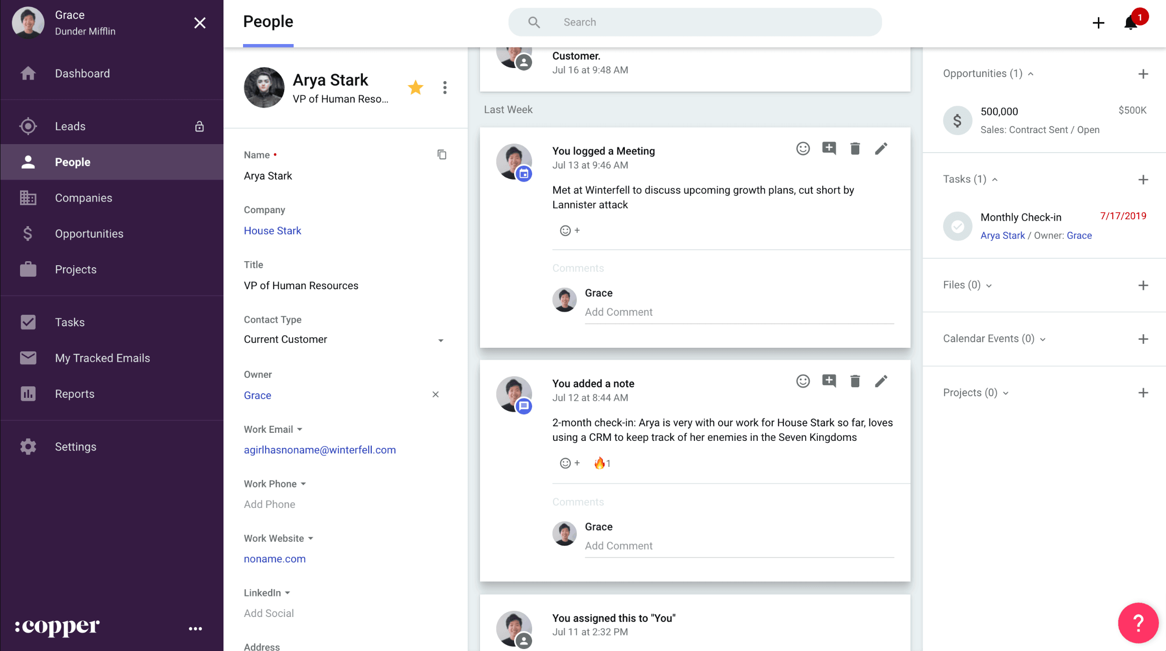 Copper CRM is an alternative to Infusionsoft which can help you with email marketing automation to send lucrative deals to your customers & follow them up for customer retention.