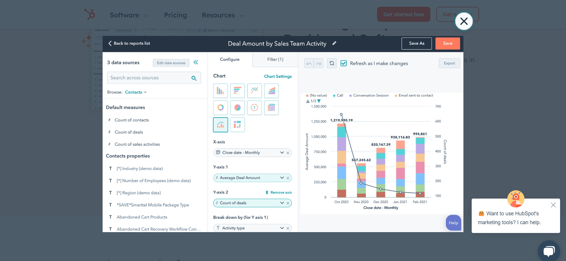 The in-depth view of data analysis of Hubspot CRM helps you modify your next sales strategies & makes you understand where you need to improve.