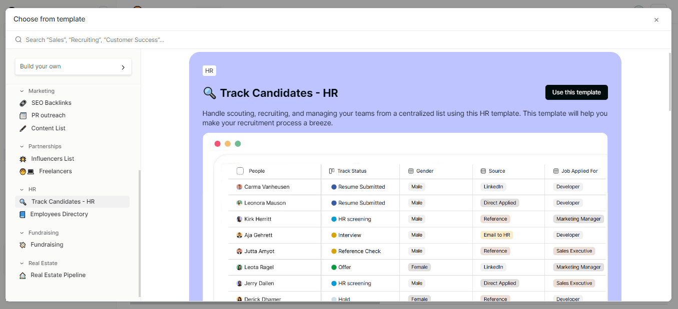 Zixflow allows you to choose the templates that you want.