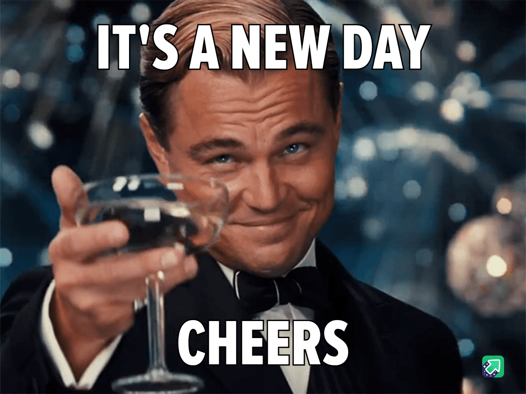 Give credit to your team members for their exceptional work during the winning sales meeting and celebrate their well-deserved triumph with a toast!