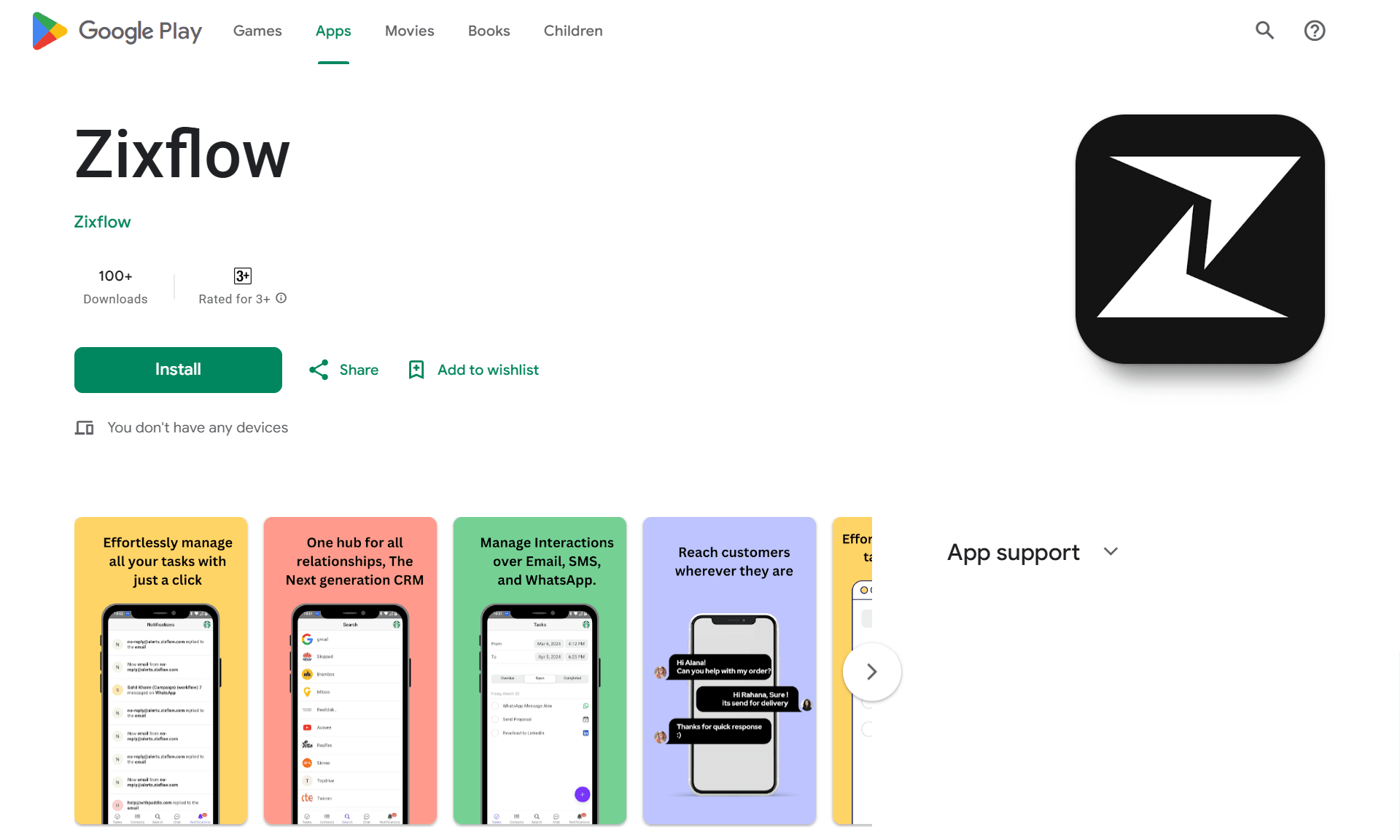 Zixflow’s mobile app lets you manage your customer engagement effectively.