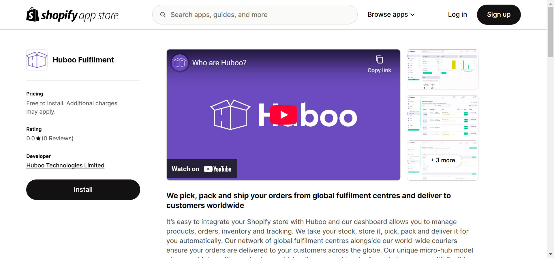 Huboo’s e-commerce app is built for you to process orders and manage shipping effortlessly.