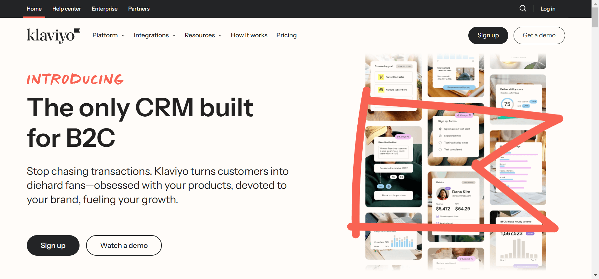 Klaviyo is a renowned e-commerce email marketing platform.