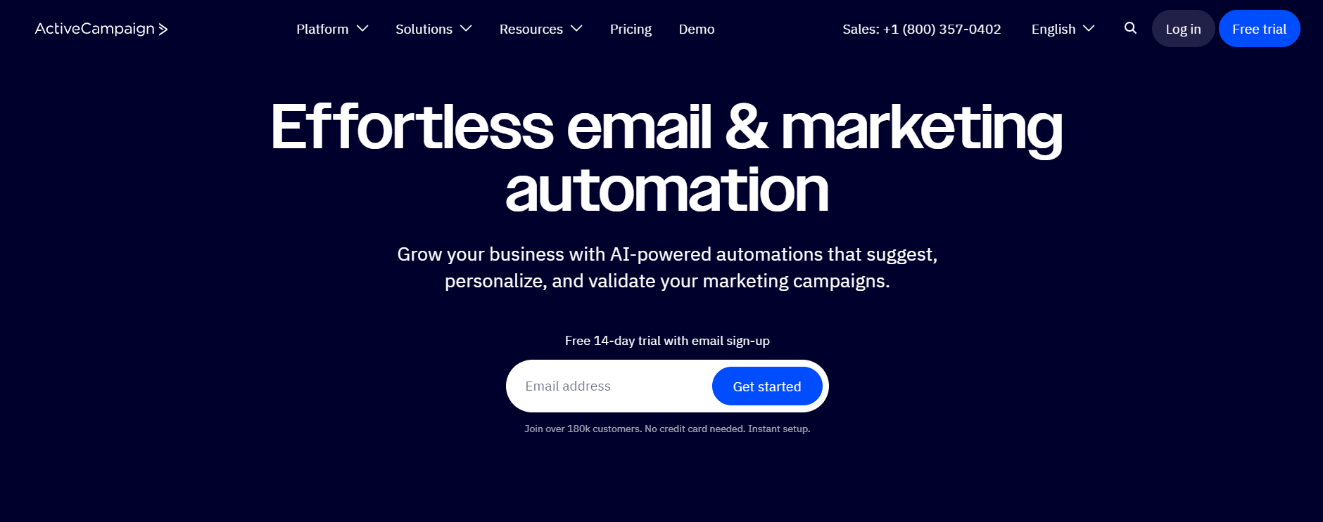 ActiveCampaign is an AI-powered Klaviyo alternative.