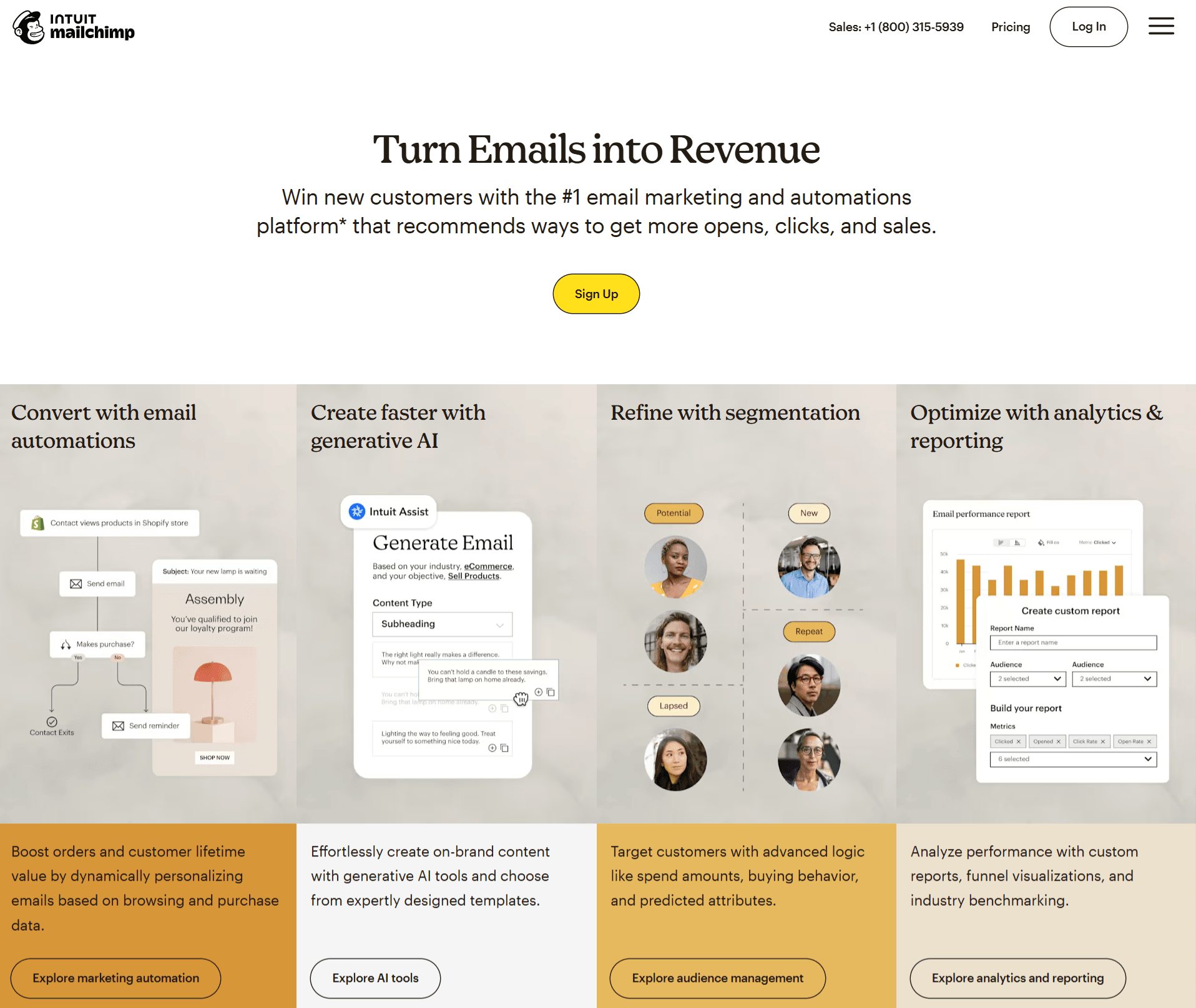 Mailchimp is a renowned Omnisend alternative for automating your email marketing.