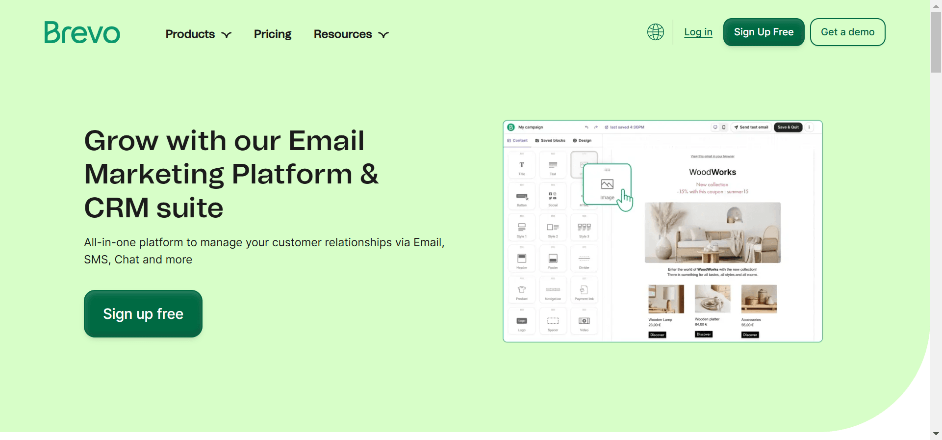 Brevo, an email marketing and automation solution for your e-commerce brand.