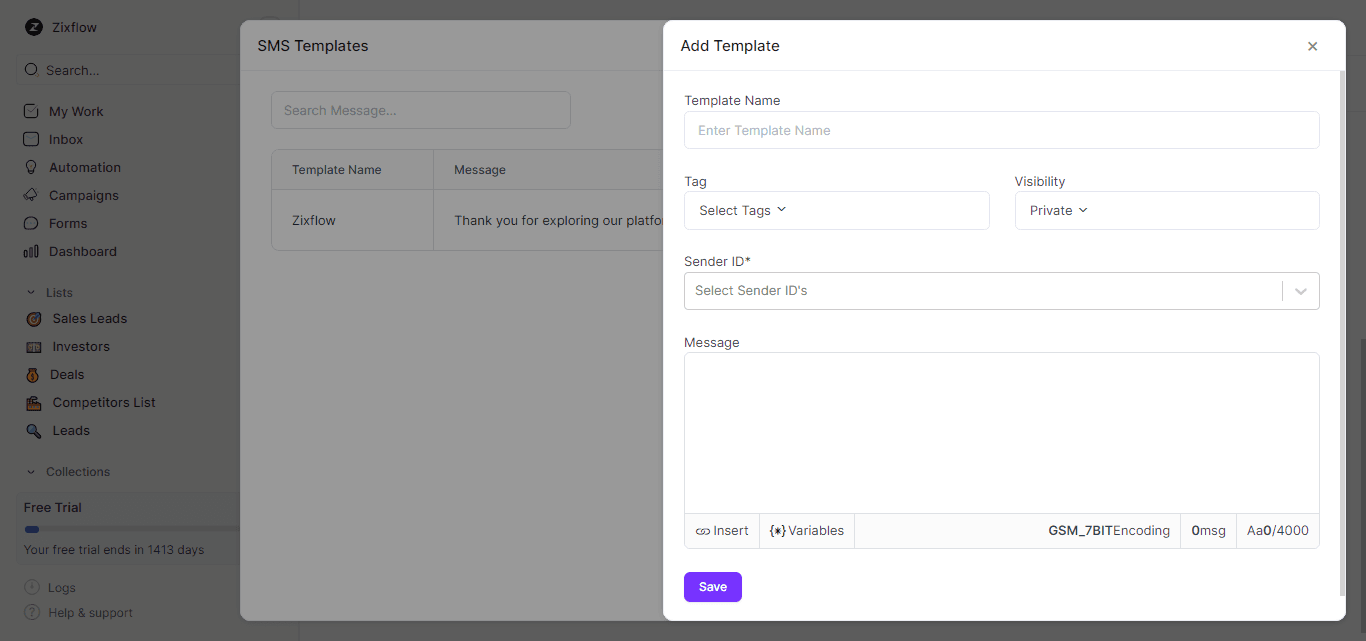 Choose tailored templates or customize them with Zixflow to grab the attention of your customers.