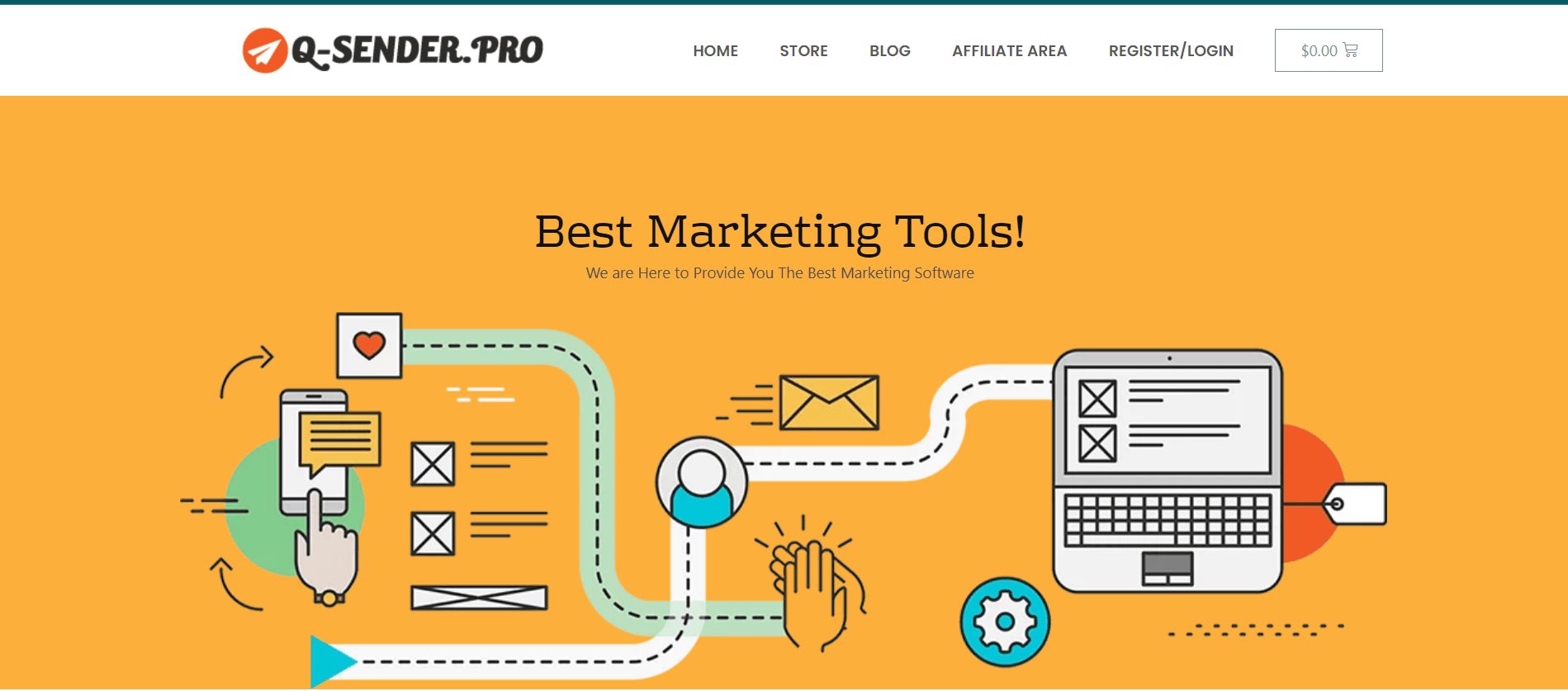 Q -Sender a great WhatsApp Marketing Tool for creating campaigns.