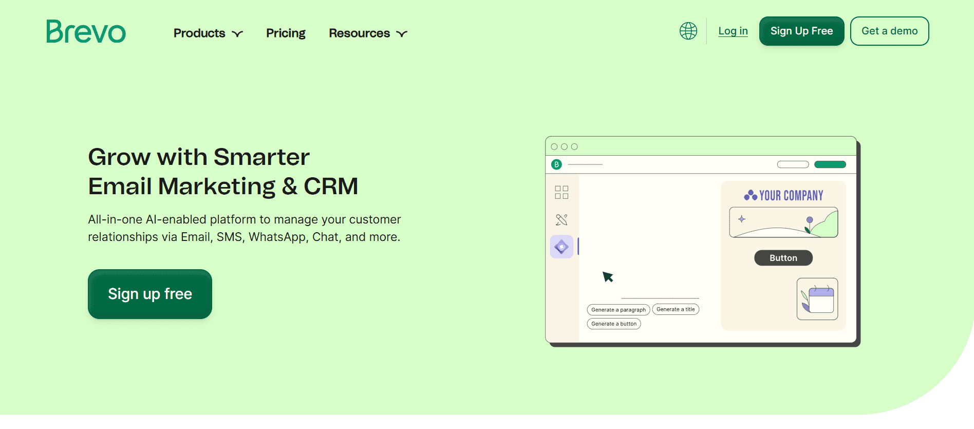 Brevo, a WhatsApp Business API provider.