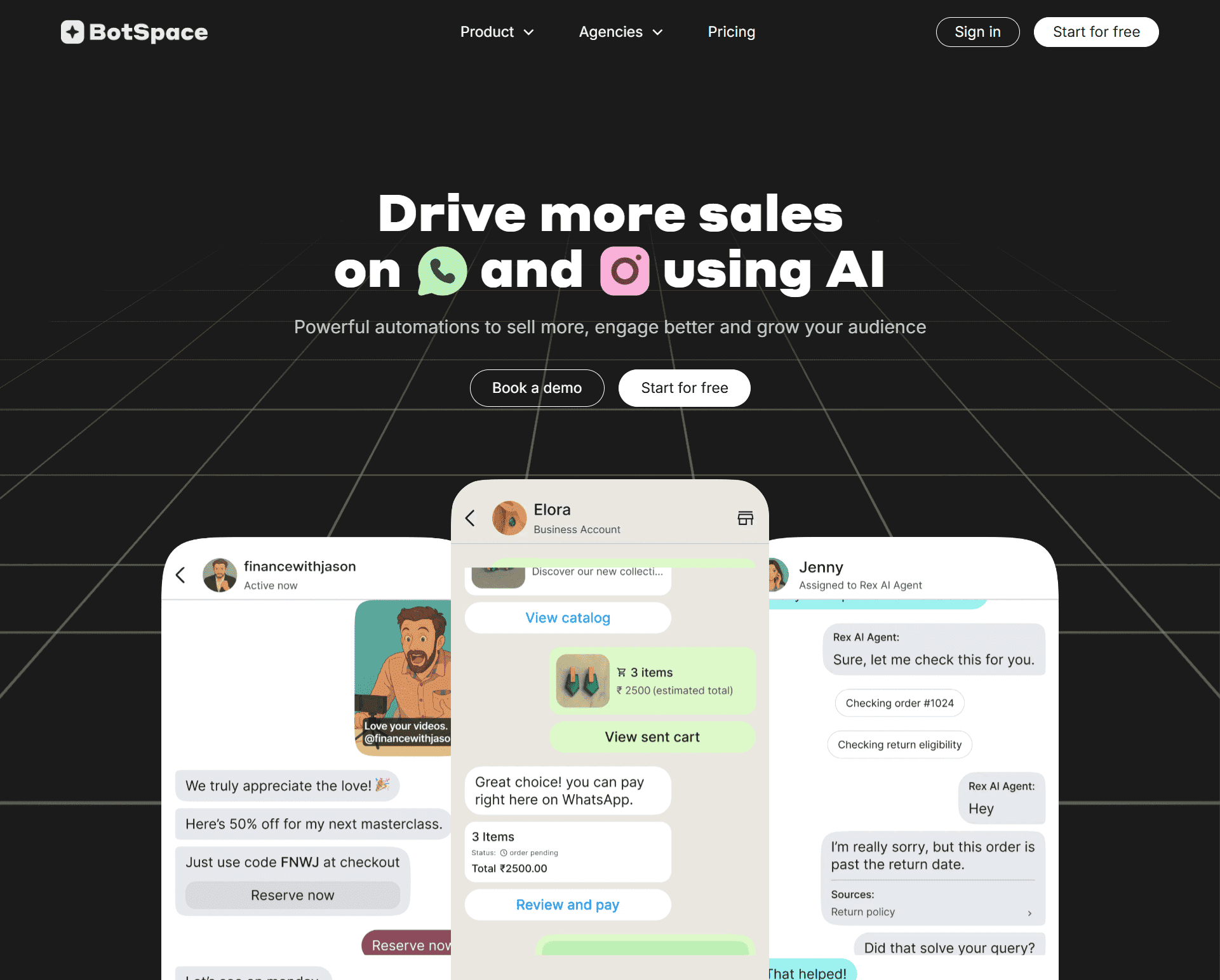 BotSpace, an official WhatsApp API provider.