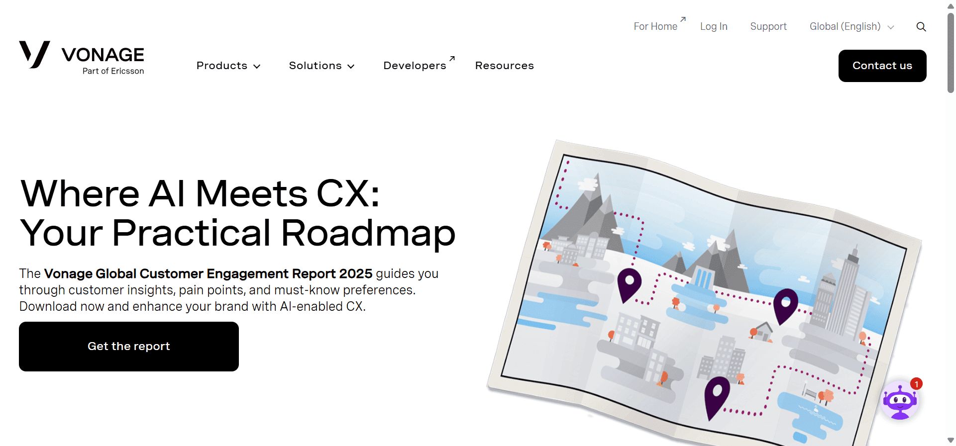 Vonage, a customer experience platform with WhatsApp API capabilities.