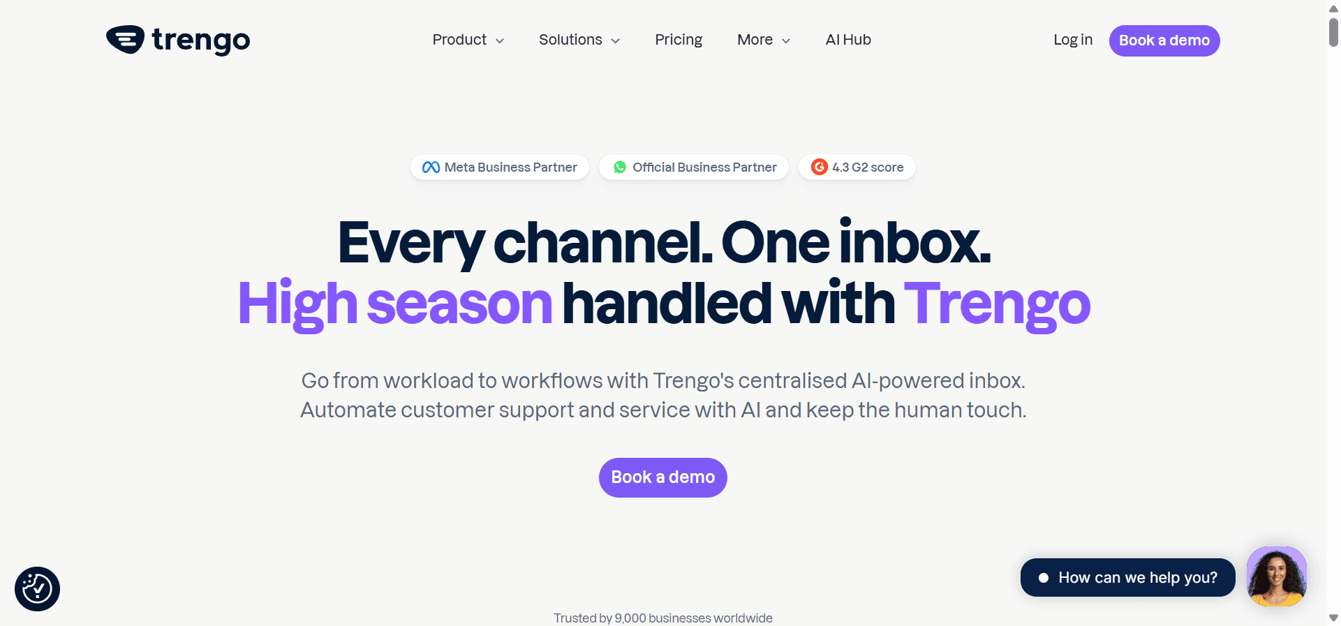 Trengo, an AI-driven customer support WhatsApp API platform.
