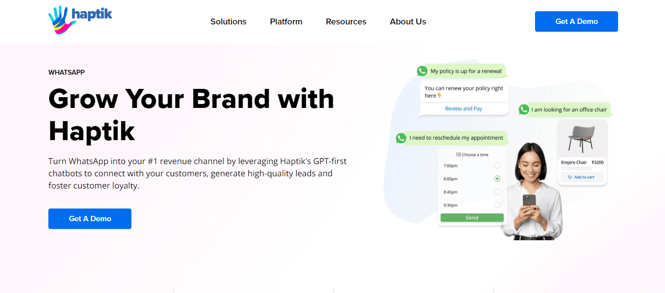 Haptik, a great Yellow AI alternative.