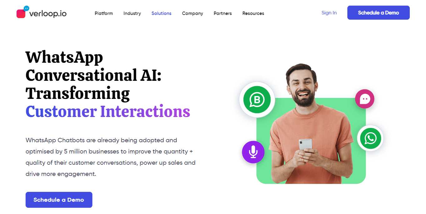 Verloop.io, one of the best Yellow AI alternatives.