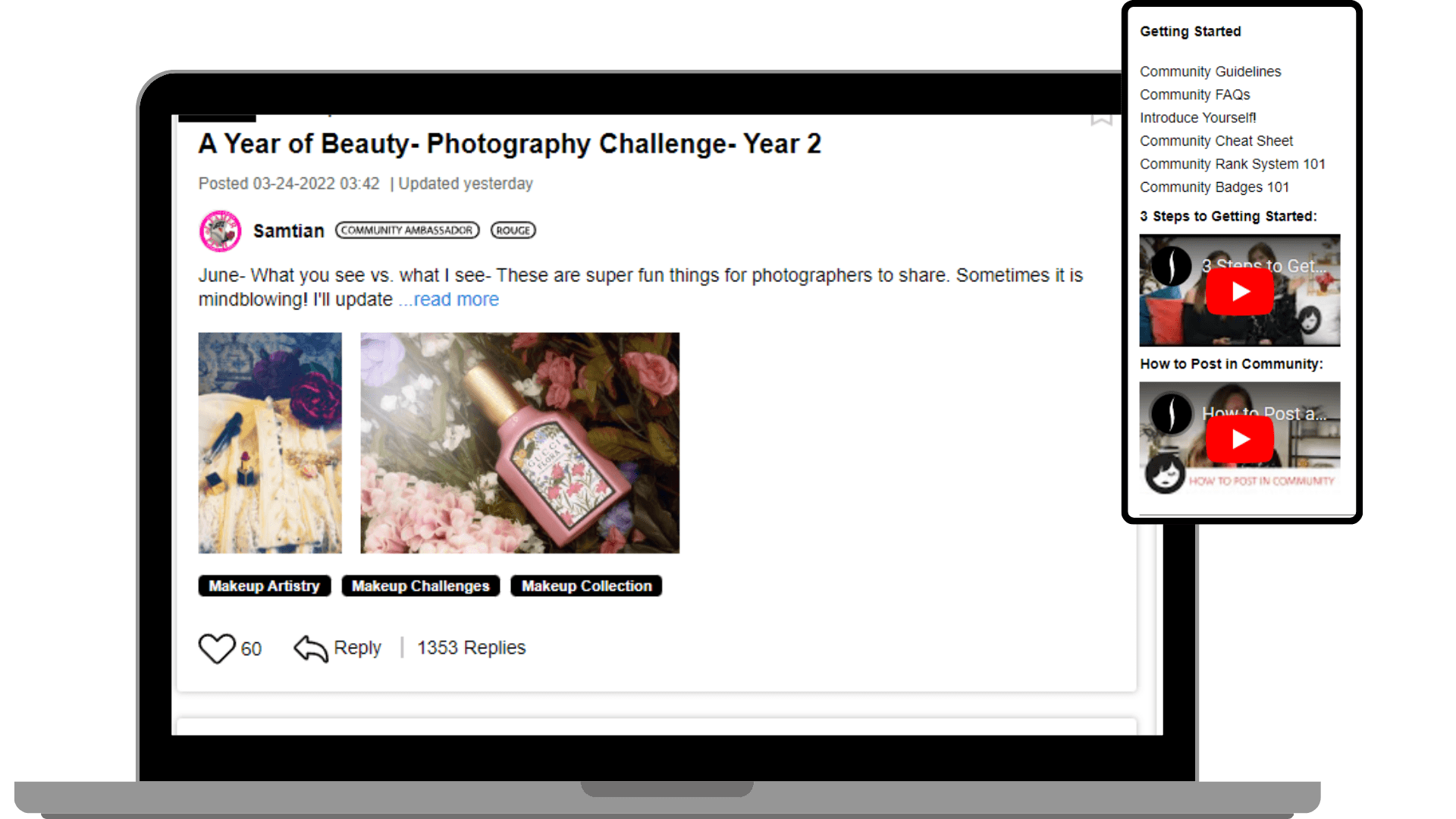 People sharing their ideas on Beauty Insider Community.